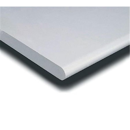Nexel 30 x 60 in. Plastic Safety Edge Bench Top- Gray BTP630S